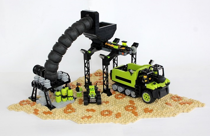 LEGO Space Processing Plant Vehicle MOC