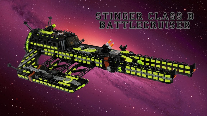 LEGO Stinger Spaceship moc